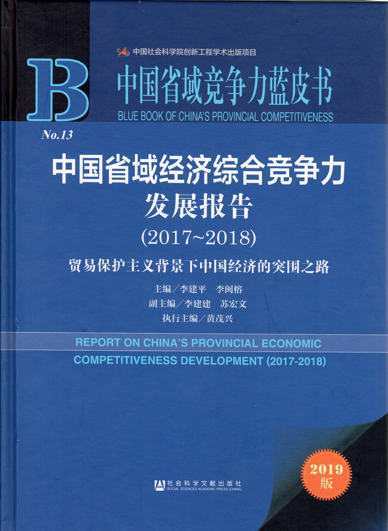 操逼黄片免费中国省域经济综合竞争力发展报告（2017-2018）